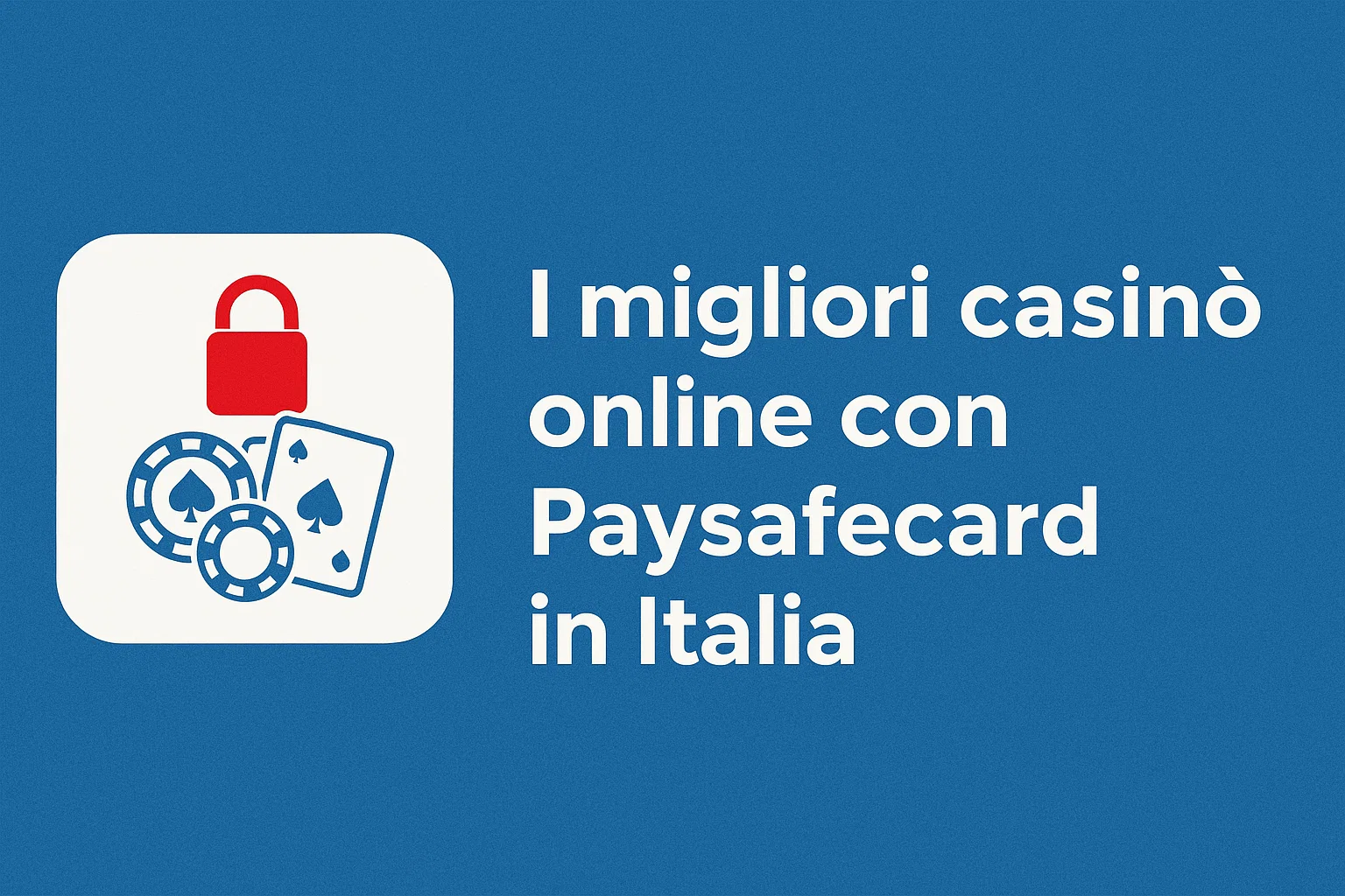 I migliori casinò online con Paysafecard in Italia